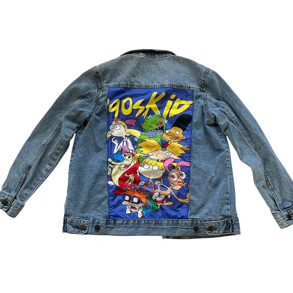 Nickelodeon denim jacket 90s kid - Picture 1 of 7